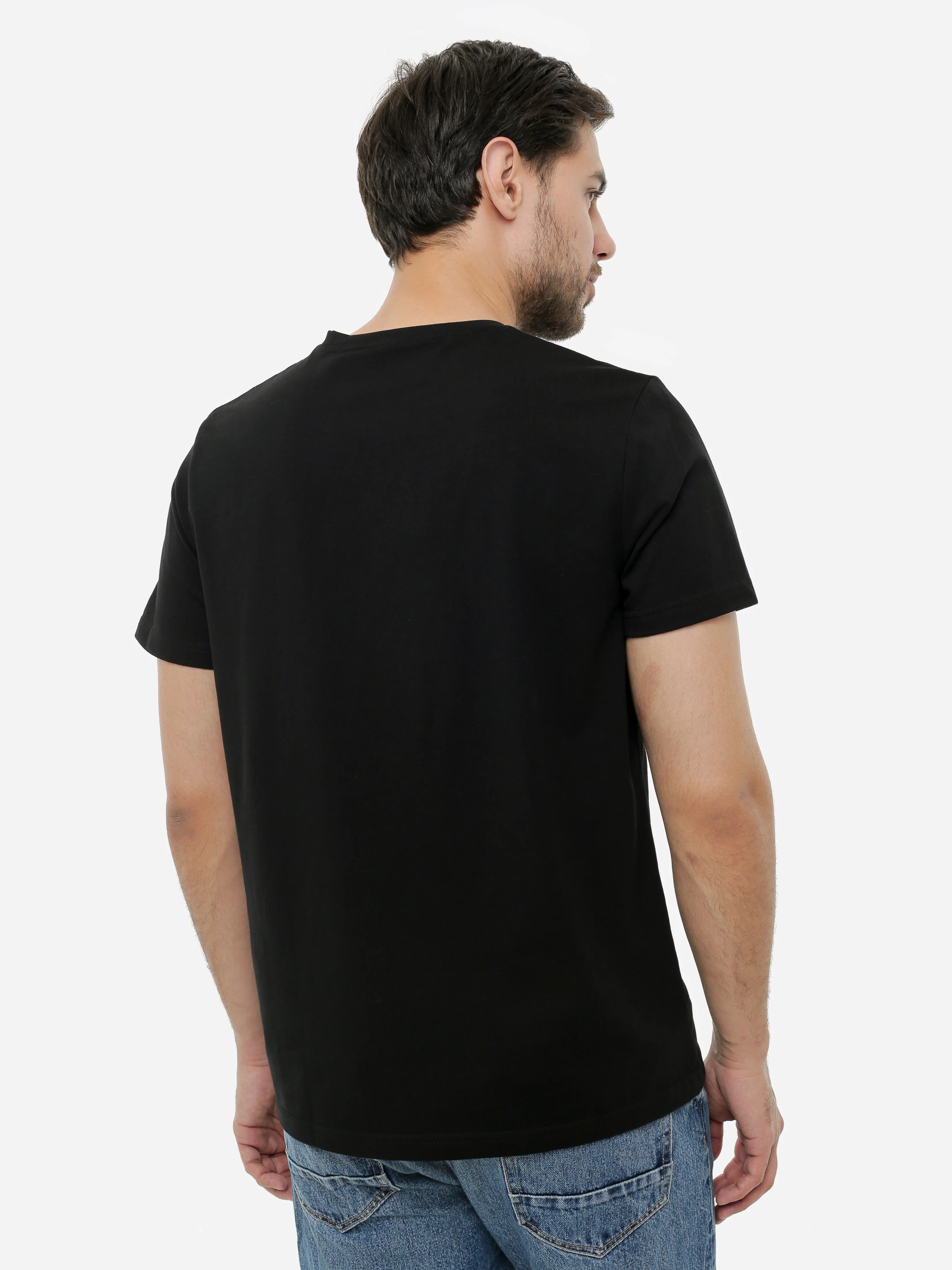 Черный футболка базовая хлопок Archive-brand