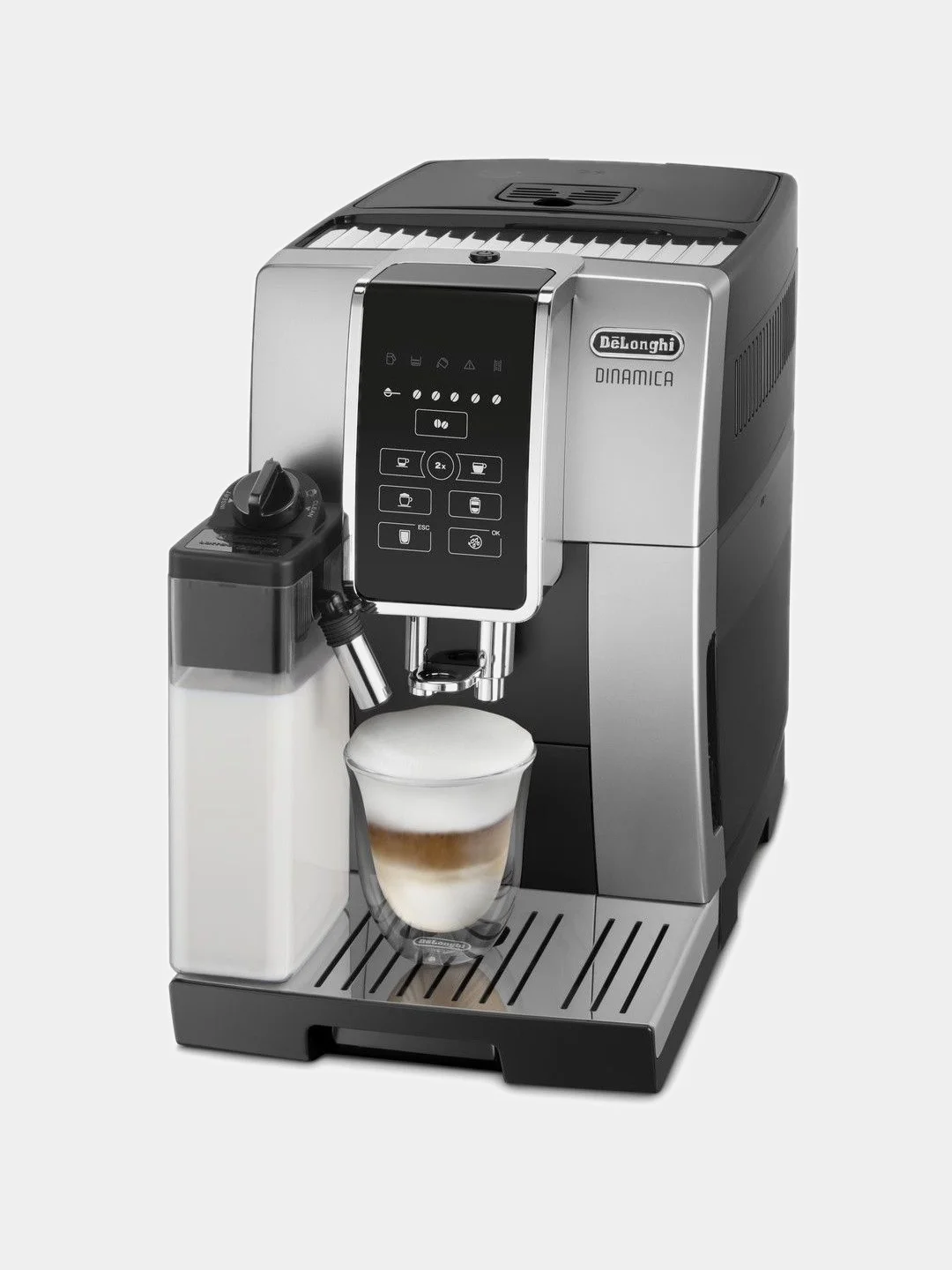 Кофемашина DeLonghi Dinamica ECAM350.50.SB, серебристый