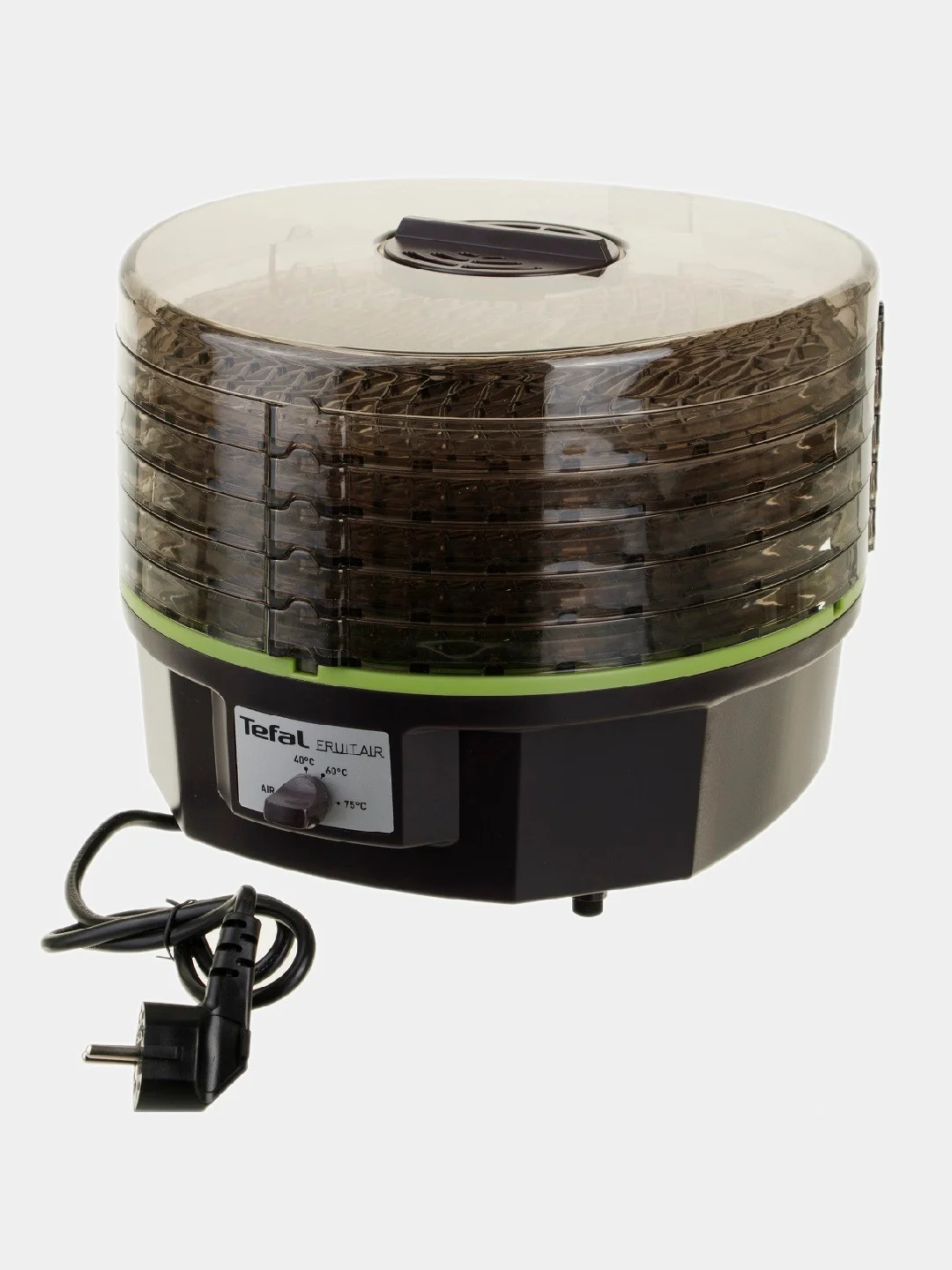 Сушилка для овощей и фруктов Tefal DF1008, черный, 5 поддонов