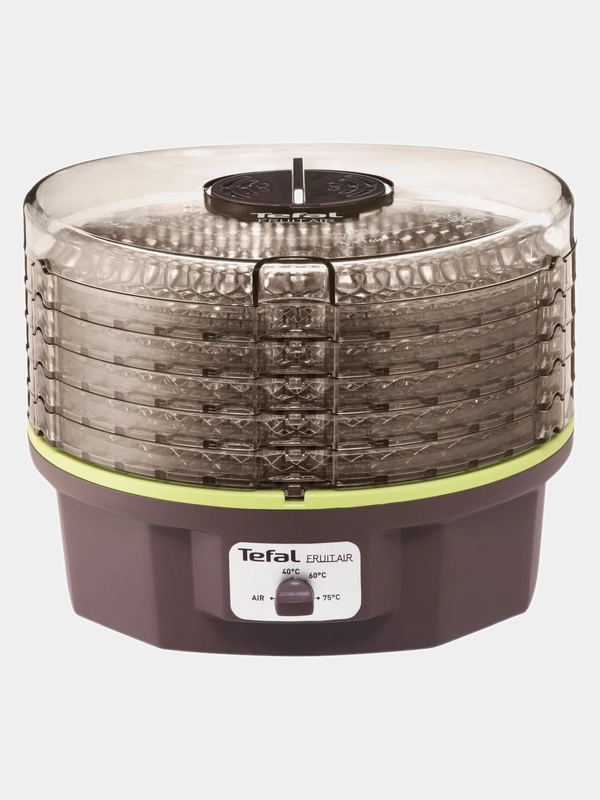 Сушилка для овощей и фруктов Tefal DF1008, черный, 5 поддонов
