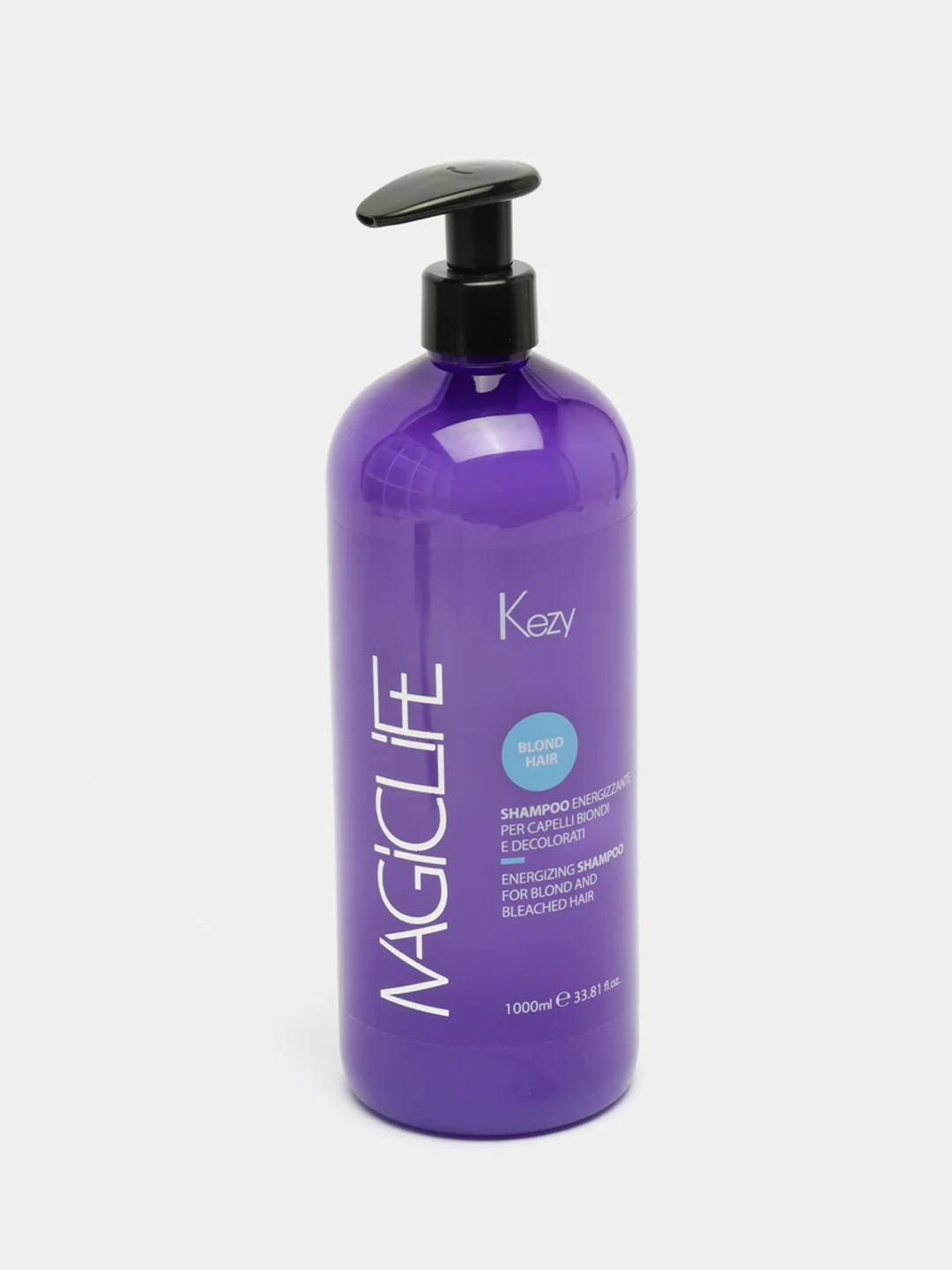 Шампунь укрепляющий для светлых волос Kezy Magic Life Energizing Shampoo 1000 мл