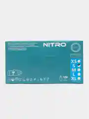 Перчатки нитриловые Nitro, нестерильные, неопудренные, голубого цвета, 10/20/50/100 пар