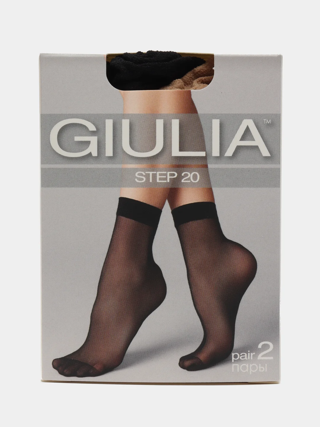 Разноцветный носки женские Giulia STEP 20 (6 п) 6 пар