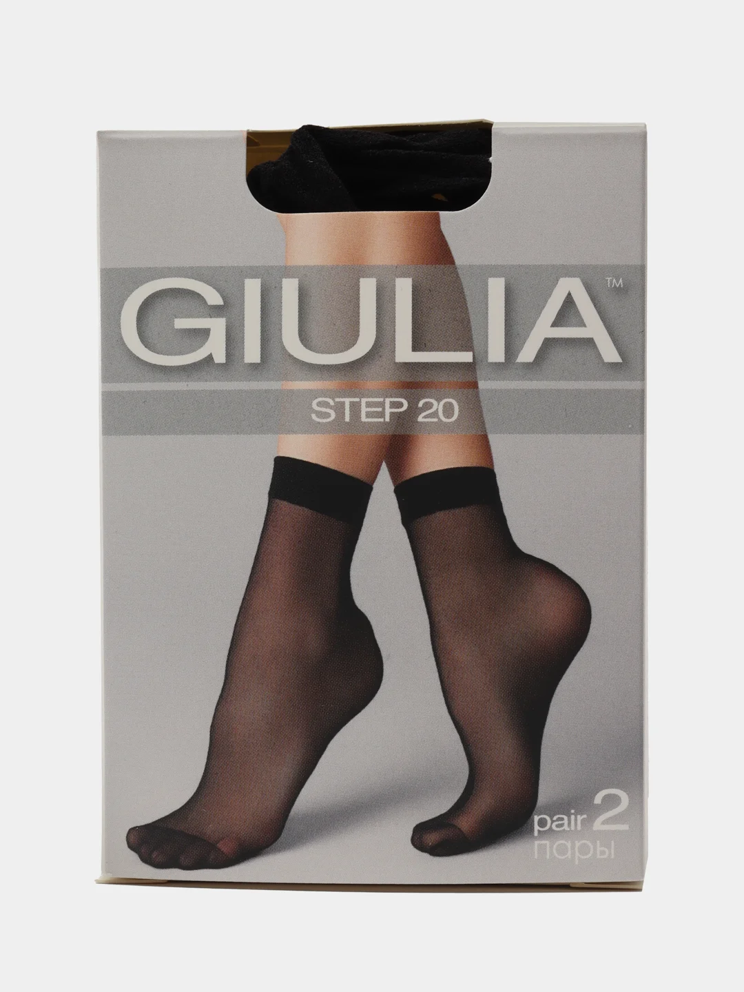 Черный носки женские Giulia STEP 20 (20 п) 20 пар