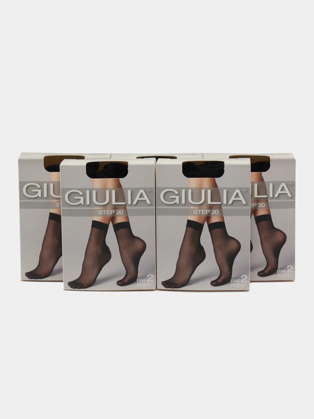 Черный носки женские Giulia STEP 20 (10 п) 10 пар