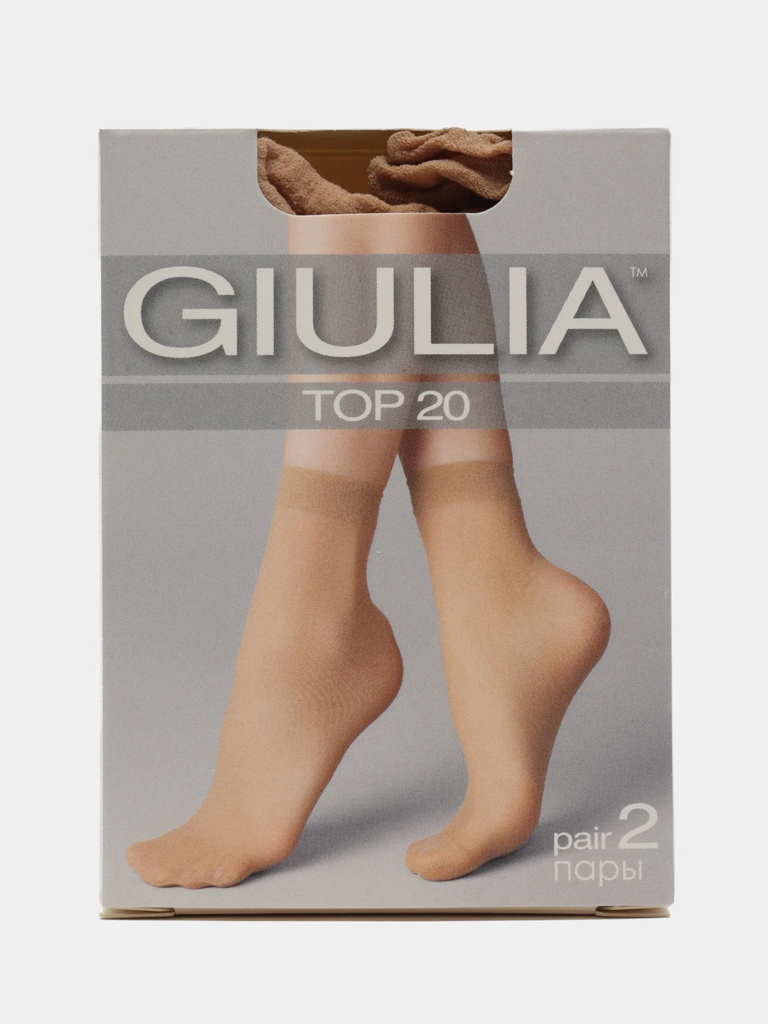 Карамельный носки женские Giulia TOP ECO 20 (10 п) 10 пар