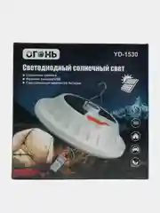 Белый светодиодный кемпинговый фонарь на солнечной батарее, зарядка от USB, функция POWER BANK