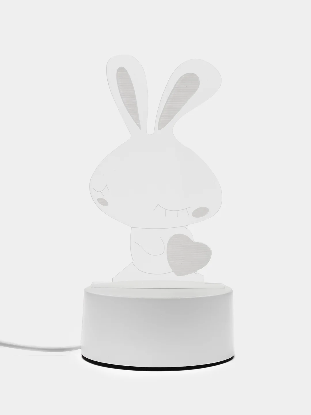 Кремовый ночник/светильник, USB, LED-подсветка