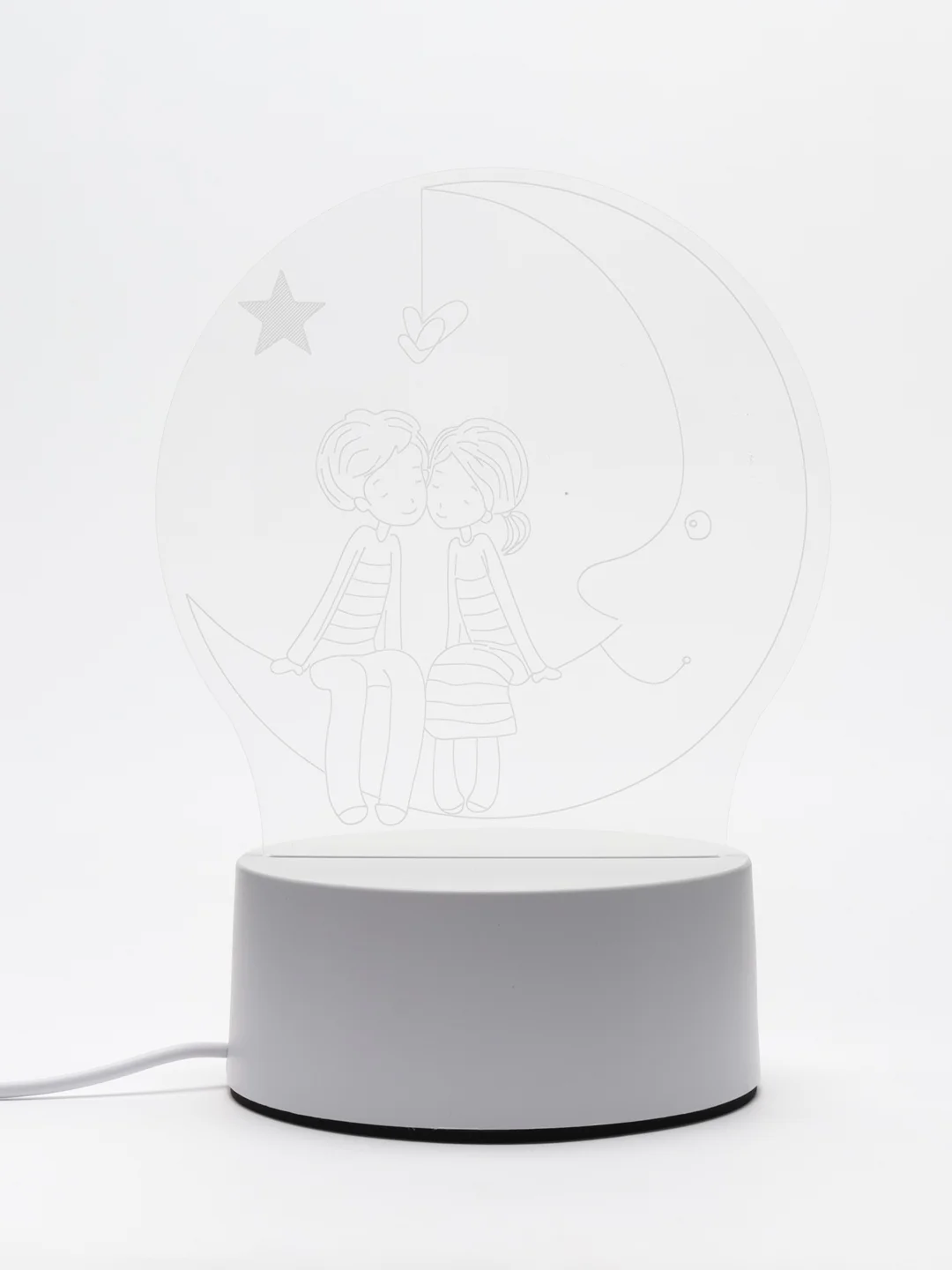 Молочный ночник/светильник, USB, LED-подсветка