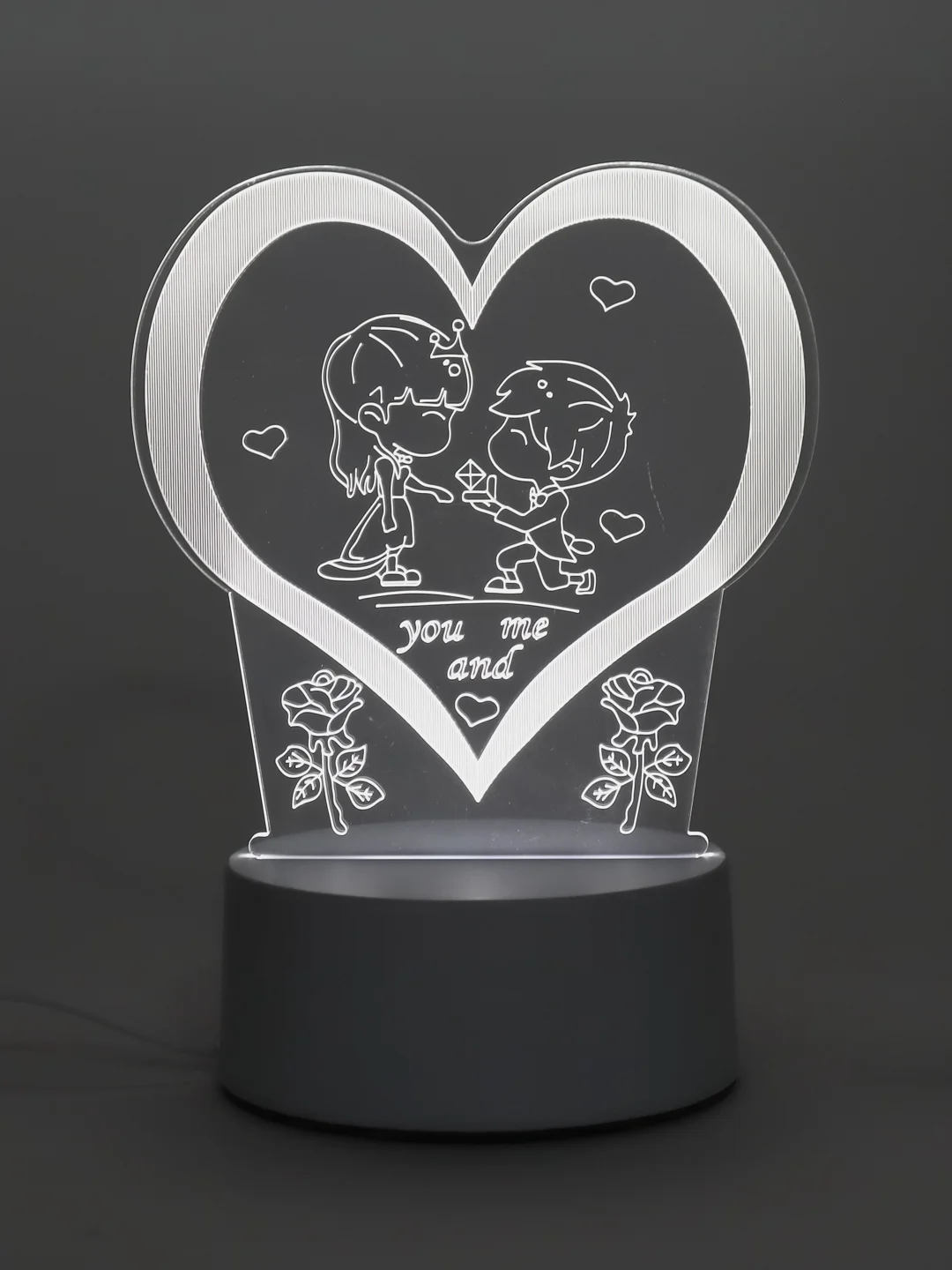 Прозрачный ночник/светильник, USB, LED-подсветка