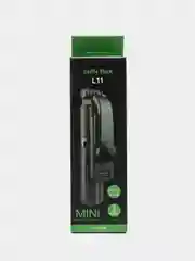 Черный селфи палка Selfie Stick, L11, беспроводной трипод, монопод штатиф с bluetooth кнопкой