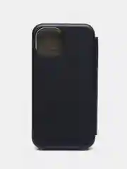 Темно-синий чехол-книжка на магните для iPhone 15 / 15 Pro / 15 Pro Max