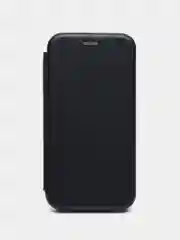 Темно-синий чехол-книжка на магните для iPhone 15 / 15 Pro / 15 Pro Max