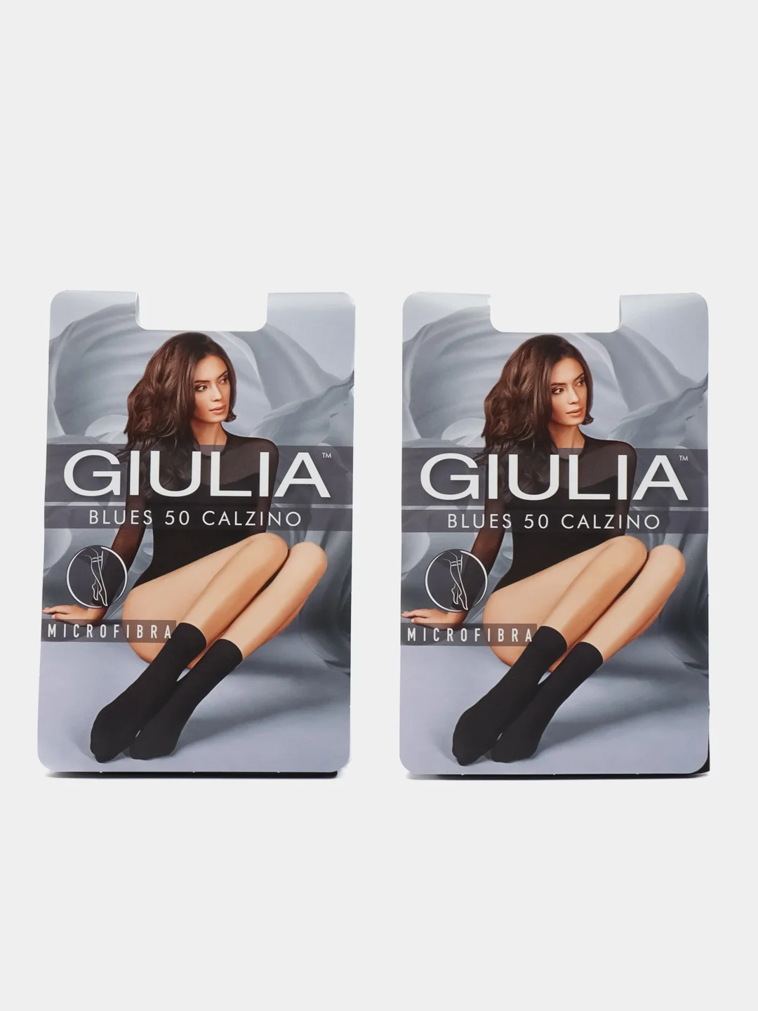 Разноцветный носки женские Giulia BLUES 50 носки (2 п) 2 пары