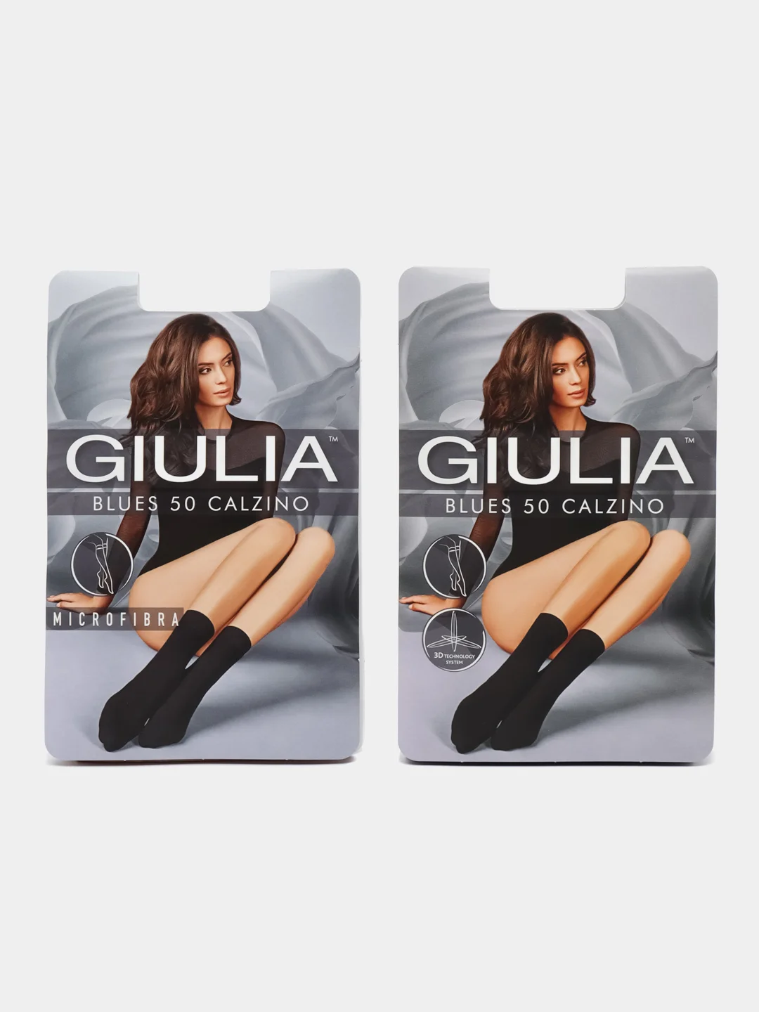 Разноцветный носки женские Giulia BLUES 50 носки (2 п) 2 пары