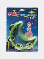 Тамбурин "Одинокий месяц", 4 пары бубенцов Alice ATB009