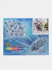 Лесной зеленый алмазная мозаика на подрамнике 40*50 полная выкладка