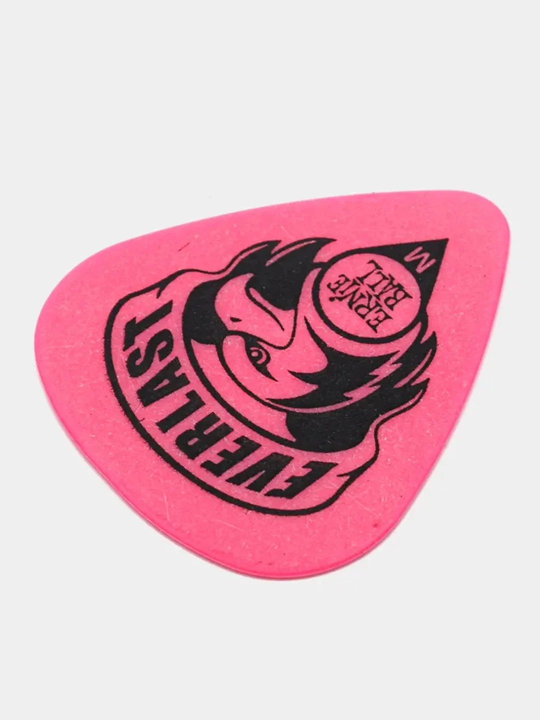 Медиатор Ernie Ball, светится при неоновом освещении, розовый