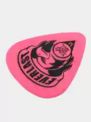 Медиатор Ernie Ball, светится при неоновом освещении, розовый