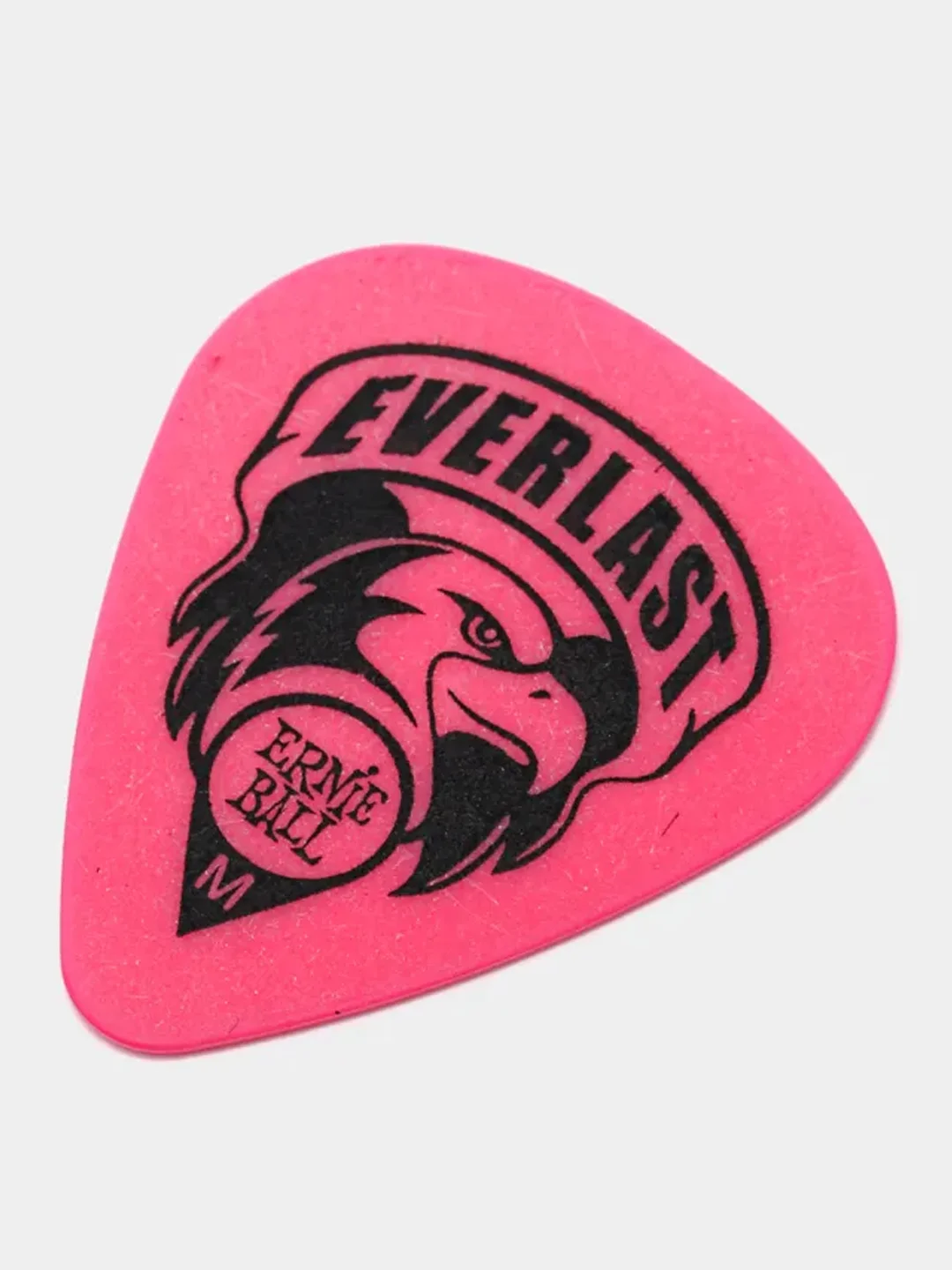 Медиатор Ernie Ball, светится при неоновом освещении, розовый