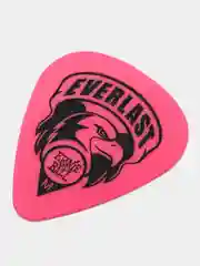 Медиатор Ernie Ball, светится при неоновом освещении, розовый