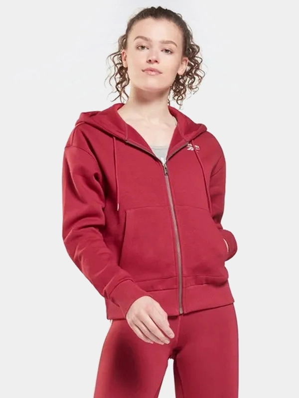 Худи женская Reebok с капюшоном на молнии