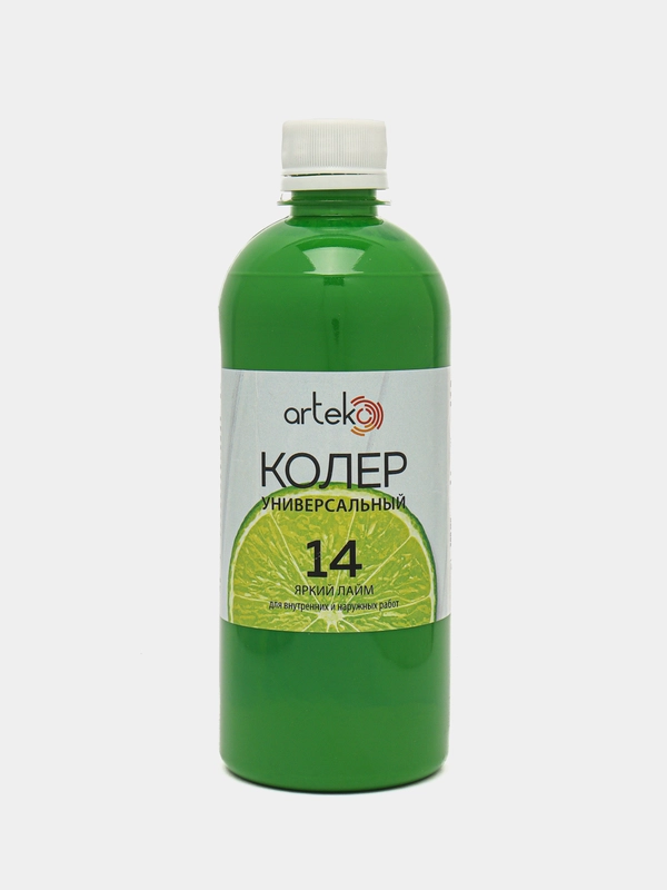 Колер №14 яркий лайм, Arteko, 1 шт. по 500 мл
