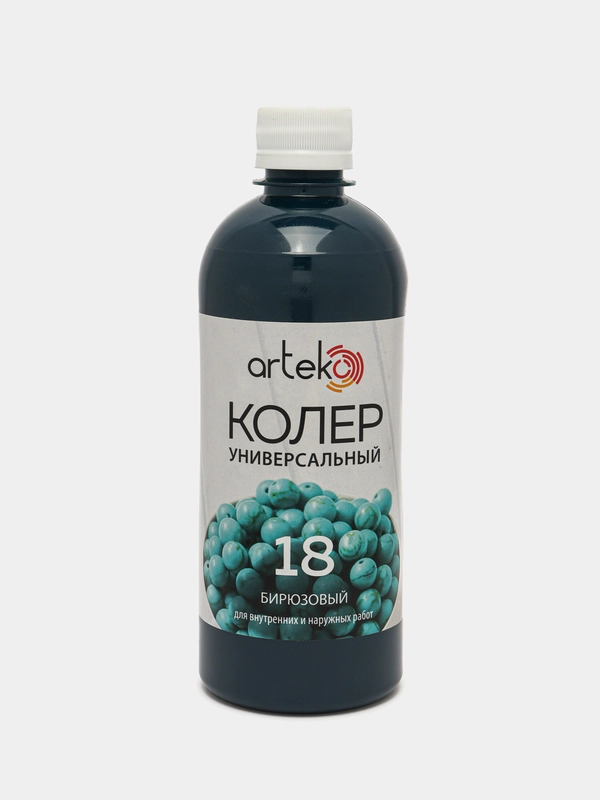 Колер №18 бирюзовый, Arteko, 1 шт. по 500 мл