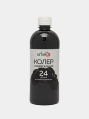 Колер №24 чёрный, Arteko, 1 шт. по 500 мл