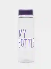 Пурпурный бутылка для воды, 500 мл, My bottle, 19.5 х 6 см, термочехол в комплекте