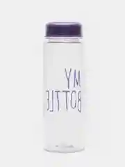 Пурпурный бутылка для воды, 500 мл, My bottle, 19.5 х 6 см, термочехол в комплекте