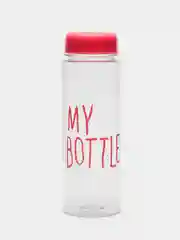 Тёмно-розовый бутылка для воды, 500 мл, My bottle, 19.5 х 6 см, термочехол в комплекте