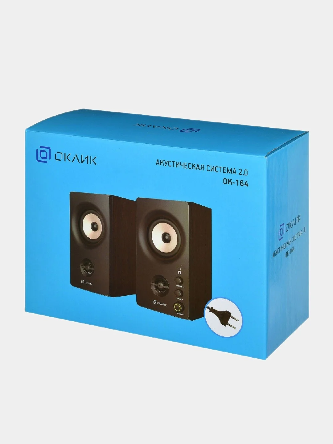 Колонки Oklick OK-164, 2.0, черный