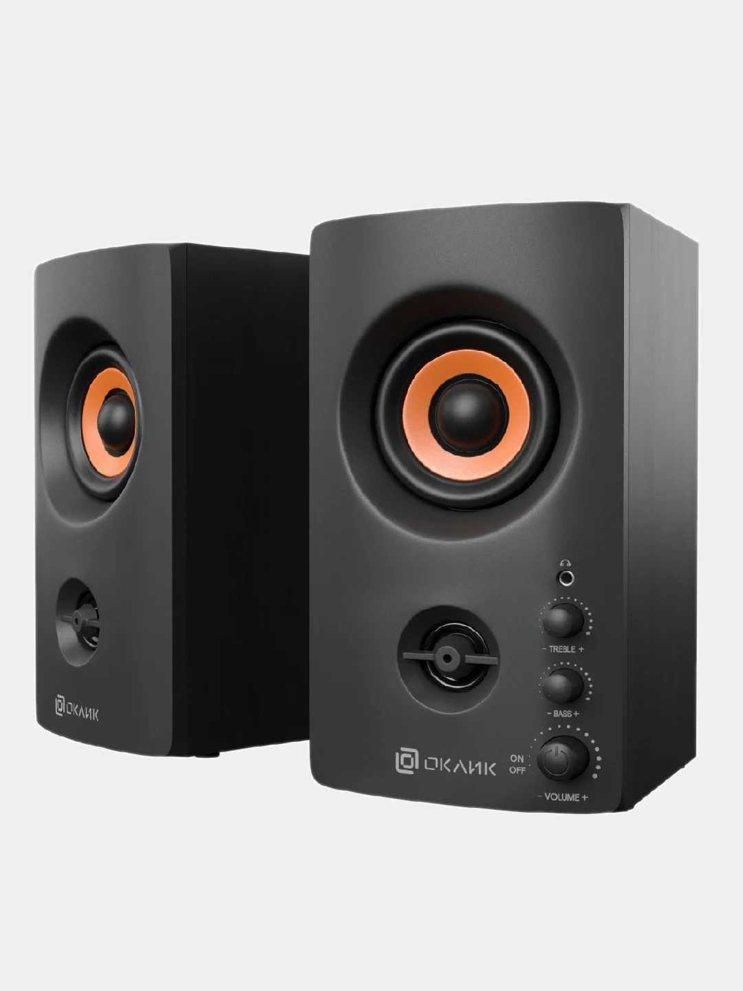 Колонки Oklick OK-164, 2.0, черный
