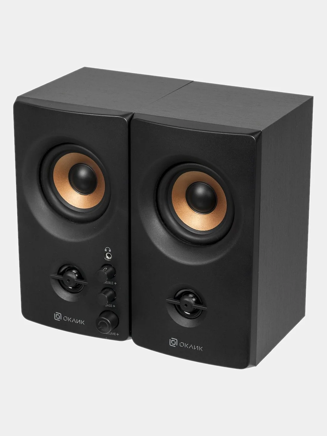 Колонки Oklick OK-164, 2.0, черный