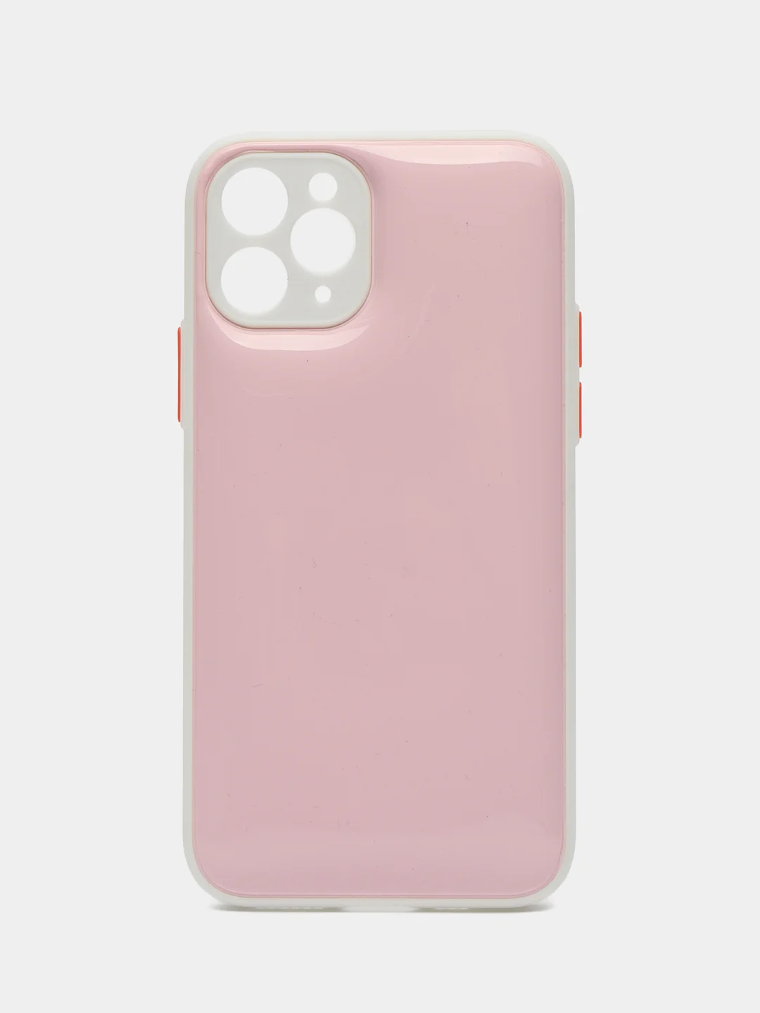 Розовый чехол силиконовый мягкий на IPhone 11 Pro, 12 Pro, 12 Pro Max, X/XS, XR