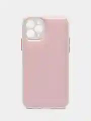 Розовый чехол силиконовый мягкий на IPhone 11 Pro, 12 Pro, 12 Pro Max, X/XS, XR