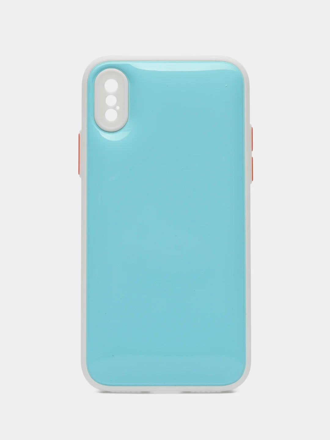 Голубой чехол силиконовый мягкий на IPhone 11 Pro, 12 Pro, 12 Pro Max, X/XS, XR