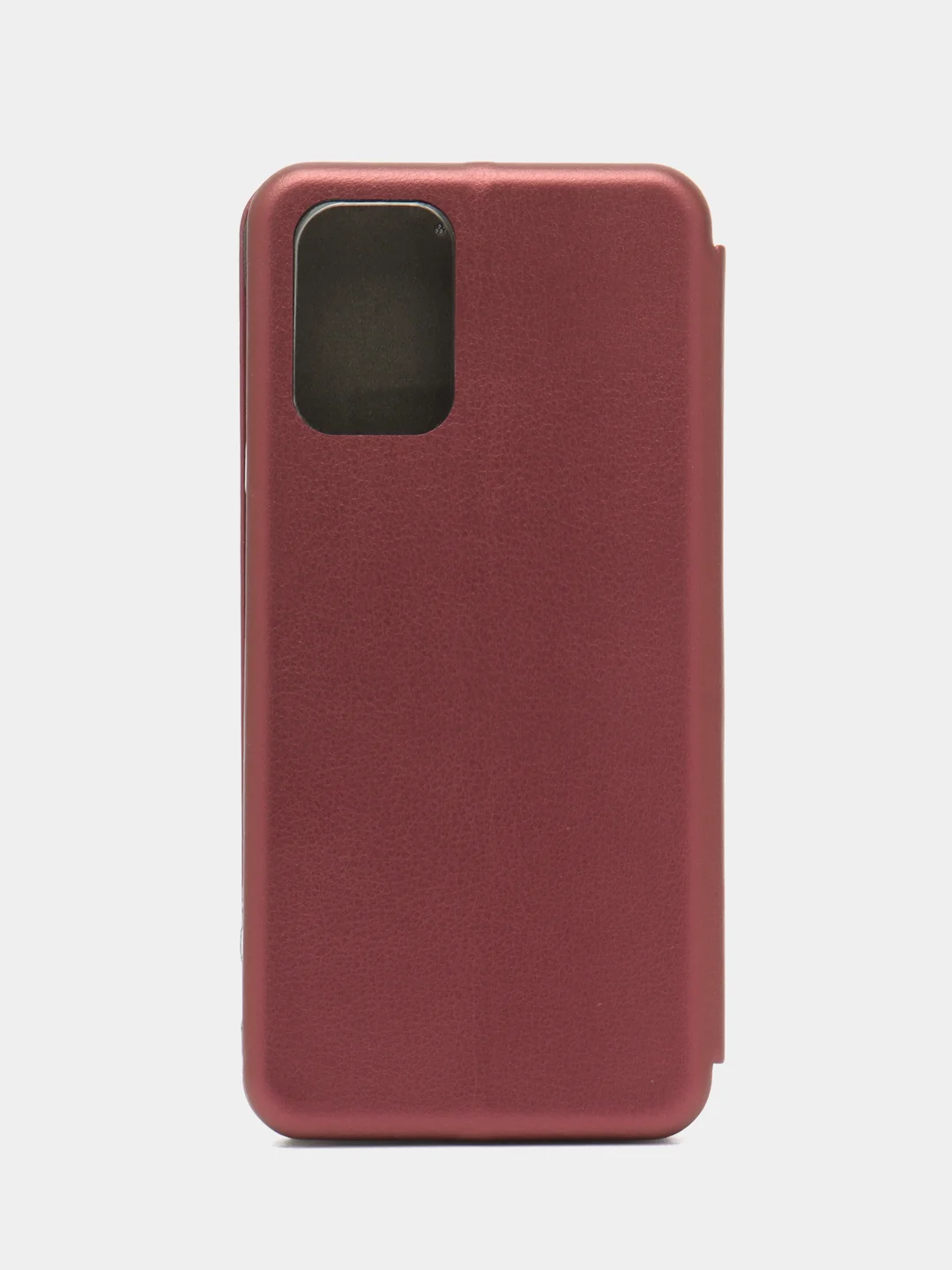 Бордовый чехол-книжка для Xiaomi Poco M5S, Redmi Note 10, Note 10S