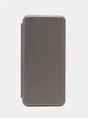 Серебряный чехол-книжка для Samsung A13 (4G), A14 (5G), чехол на магните
