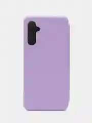Серебряный чехол-книжка для Samsung A13 (4G), A14 (5G), чехол на магните