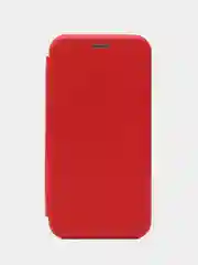 Красный чехол-книжка на магните для iPhone 15 / 15 Pro / 15 Pro Max