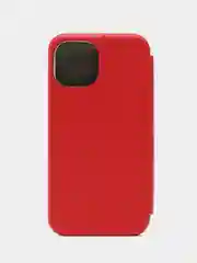 Красный чехол-книжка на магните для iPhone 15 / 15 Pro / 15 Pro Max