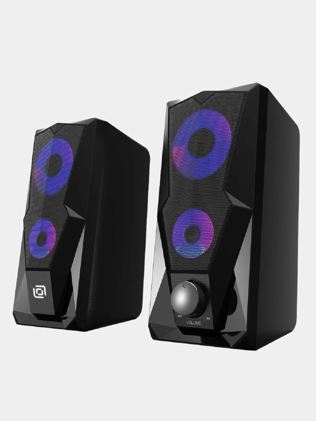 Колонки Oklick OK-127, 2.0, черный