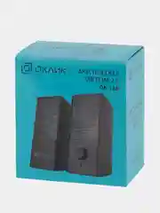 Колонки Oklick OK-128, 2.0, черный