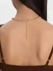 Золотой цепь-чокер на шею