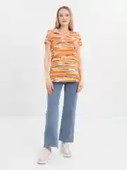 Оранжевый футболка женская, Lilians