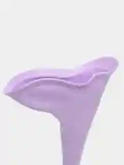 Фиолетовый женский писсуар дорожный/ писсуар силиконовый