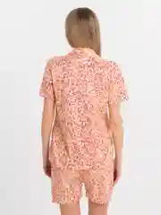 Кремовый женская пижама с шортами