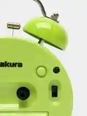 Будильник кварц Sakura SA-8517GR дискрет.ход подсвет